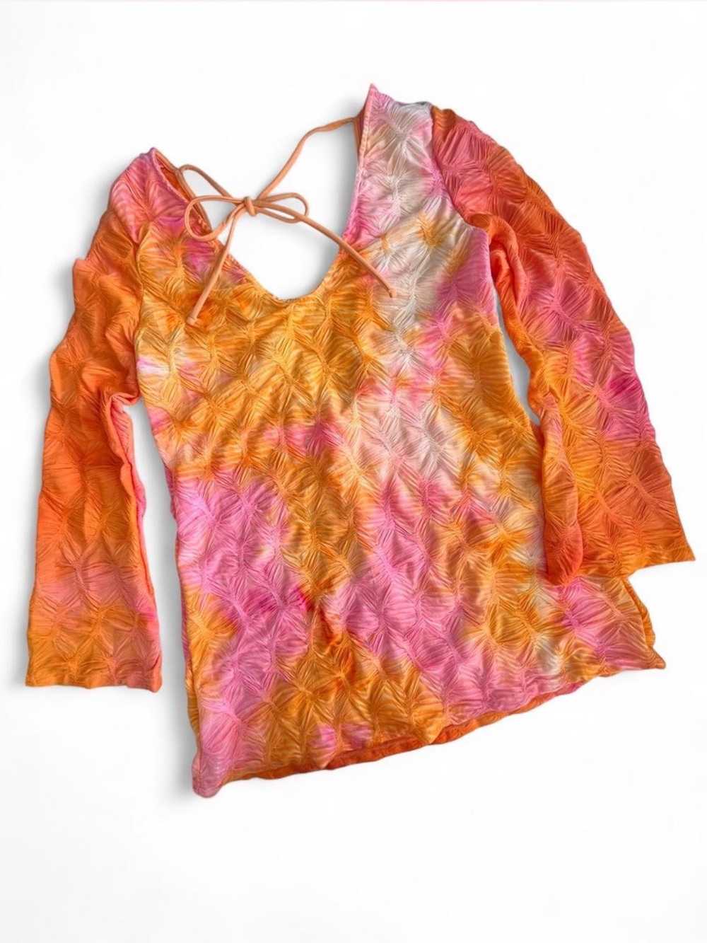 Vibrant Tye-die Swim Coverup